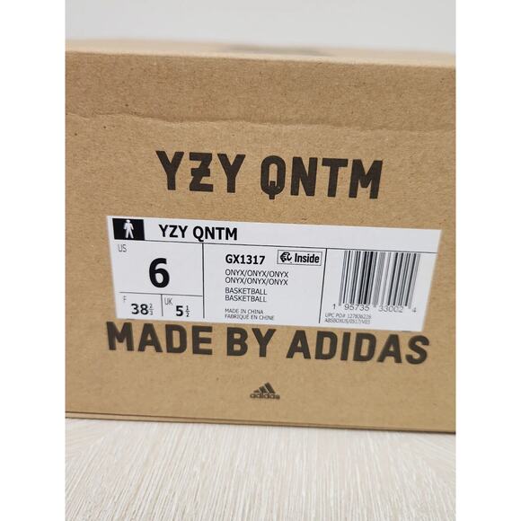 Adidas Yzy Qntm Onyx 6 Quantum black Yeezy Gx1317 Basketball With Box - Picture 10 of 11